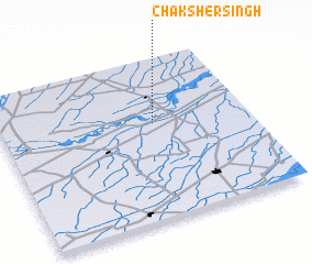 3d view of Chak Sher Singh