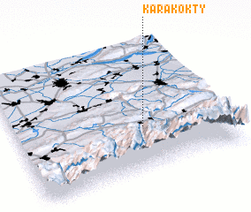 3d view of Kara-Kokty