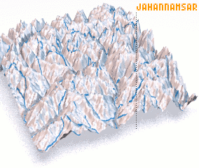 3d view of Jahannamsar