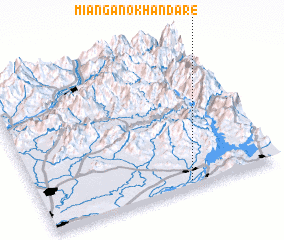 3d view of Miāngāno Khandare