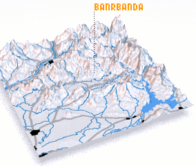 3d view of Banr Bānda