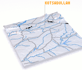 3d view of Kot Sadullāh