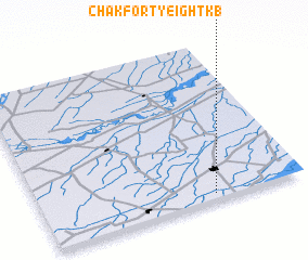 3d view of Chak Forty-eight KB