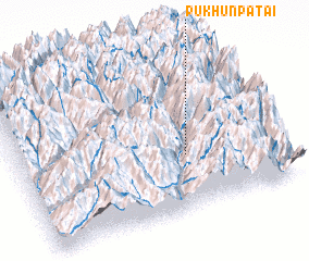 3d view of Pukhūnpatai