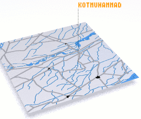 3d view of Kot Muhammad