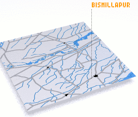 3d view of Bismillāpur