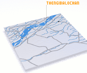 3d view of Thengi Balochān