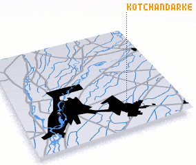 3d view of Kot Chandarke