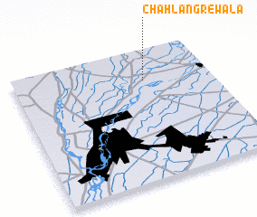 3d view of Chāh Langrewāla
