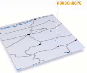 3d view of Pobochnoye