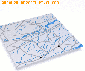 3d view of Chak Four Hundred Thirty-five EB