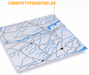 3d view of Chak Fifty-five A-Twelve