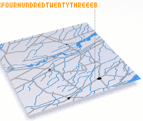 3d view of Chak Four Hundred Twenty-three EB