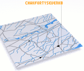 3d view of Chak Forty-seven KB