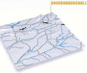 3d view of Dhok Bahādrewali