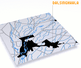 3d view of Dāl Singhwāla