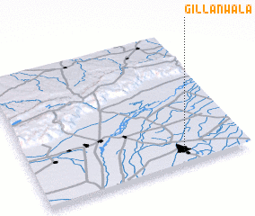 3d view of Gillanwāla