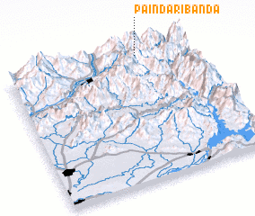3d view of Paindāri Bānda