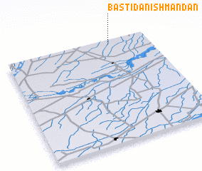 3d view of Basti Dānishmandān