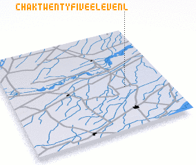 3d view of Chak Twenty-five-Eleven L