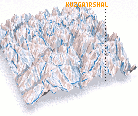 3d view of Kuz Ganrshāl