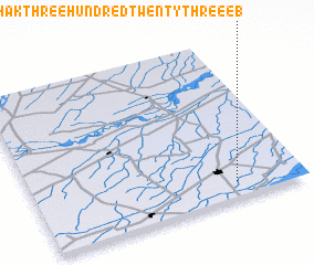 3d view of Chak Three Hundred Twenty-three EB