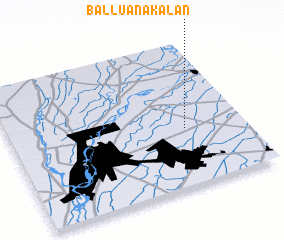 3d view of Balluāna Kalān