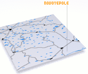 3d view of Novoye Pole