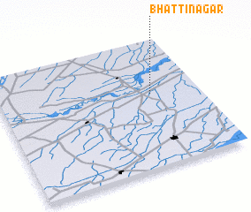 3d view of Bhattinagar