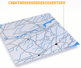 3d view of Chak Three Hundred Seventeen