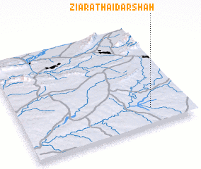 3d view of Ziārat Haidar Shāh