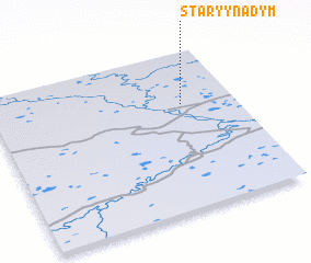 3d view of Staryy Nadym