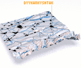 3d view of Dyykan-Kyshtak