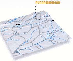 3d view of Purāni Bhediān