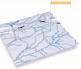 3d view of Dhok Korak