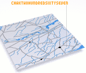 3d view of Chak Two Hundred Sixty-seven