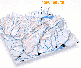3d view of Sarykamysh