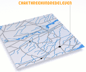 3d view of Chak Three Hundred Eleven