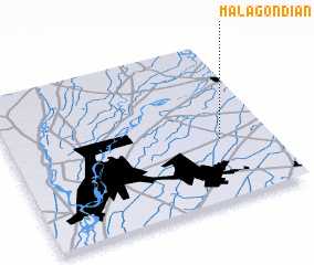 3d view of Māla Gondiān