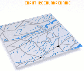 3d view of Chak Three Hundred Nine