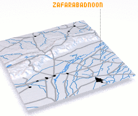 3d view of Zafarābād Noon