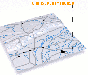3d view of Chak Seventy-two A SB