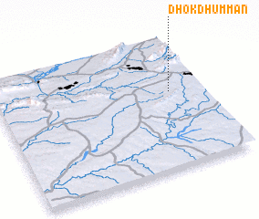 3d view of Dhok Dhummān