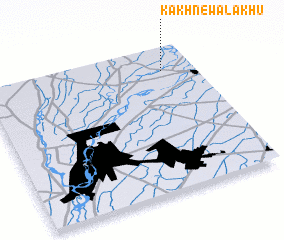 3d view of Kakhnewāla Khu