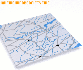 3d view of Chak Five Hundred Fifty-five