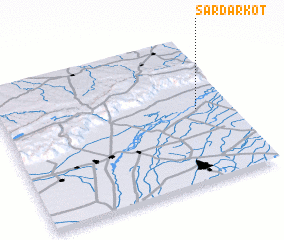 3d view of Sardār Kot