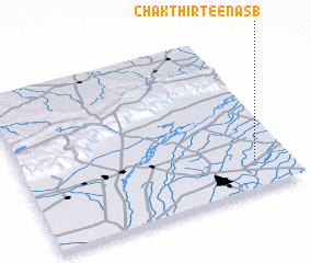 3d view of Chak Thirteen A SB