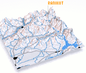 3d view of Rānikot