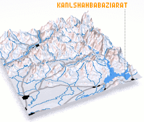 3d view of Kanl Shāh Bāba Ziārat