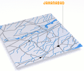 3d view of Jahānābād